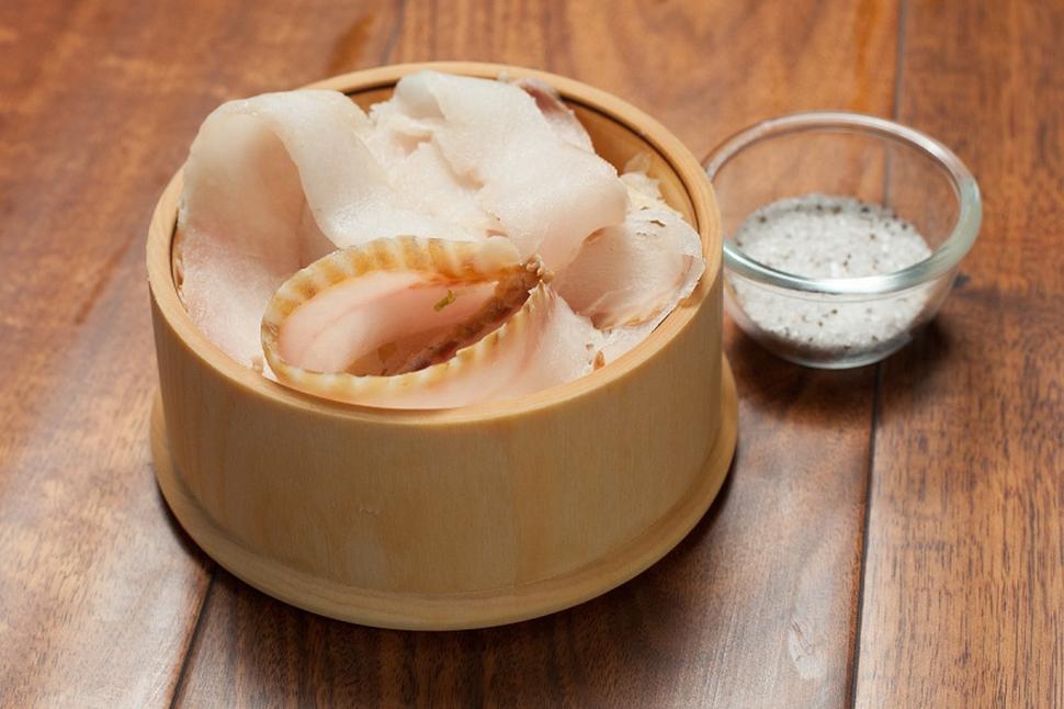 Строганина из муксуна