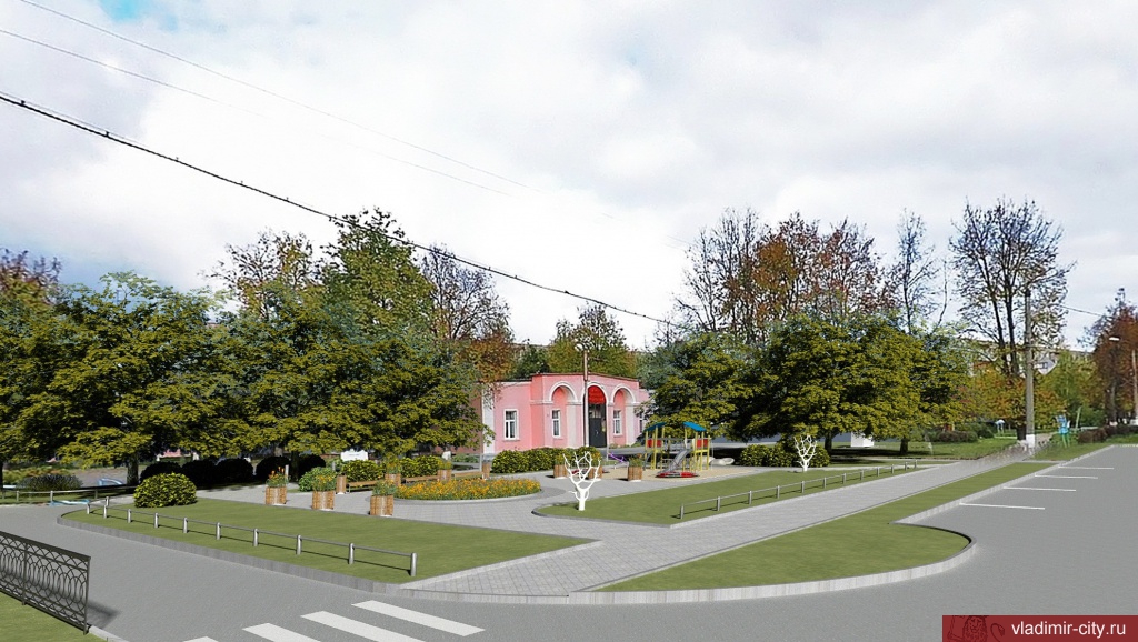 Сквер ДК в Энергетике