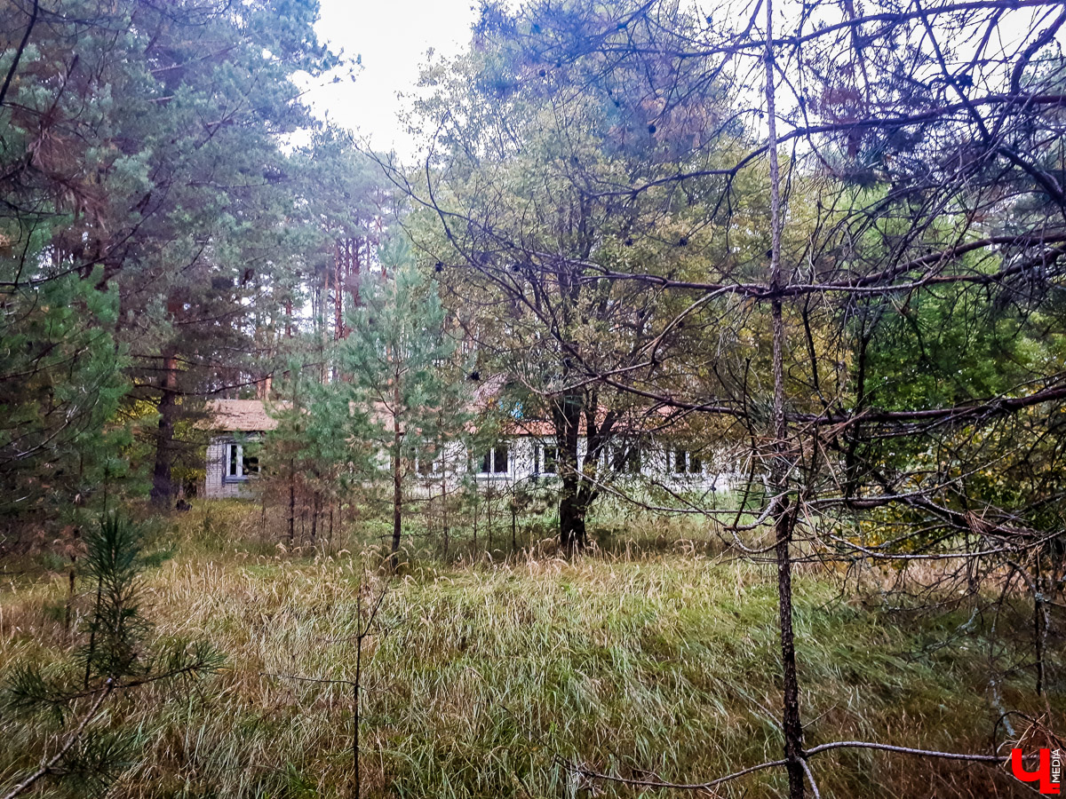 В лесу в Суздальском районе мы случайно набрели на пионерский лагерь “Юность”, который несколько лет простоял заброшенным. Мародеры до него не добрались, а потому постройки остались целыми