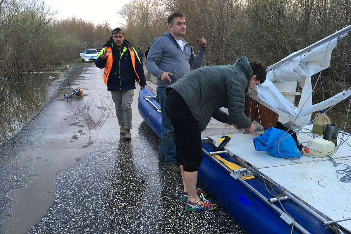 парусный поход по Клязьме