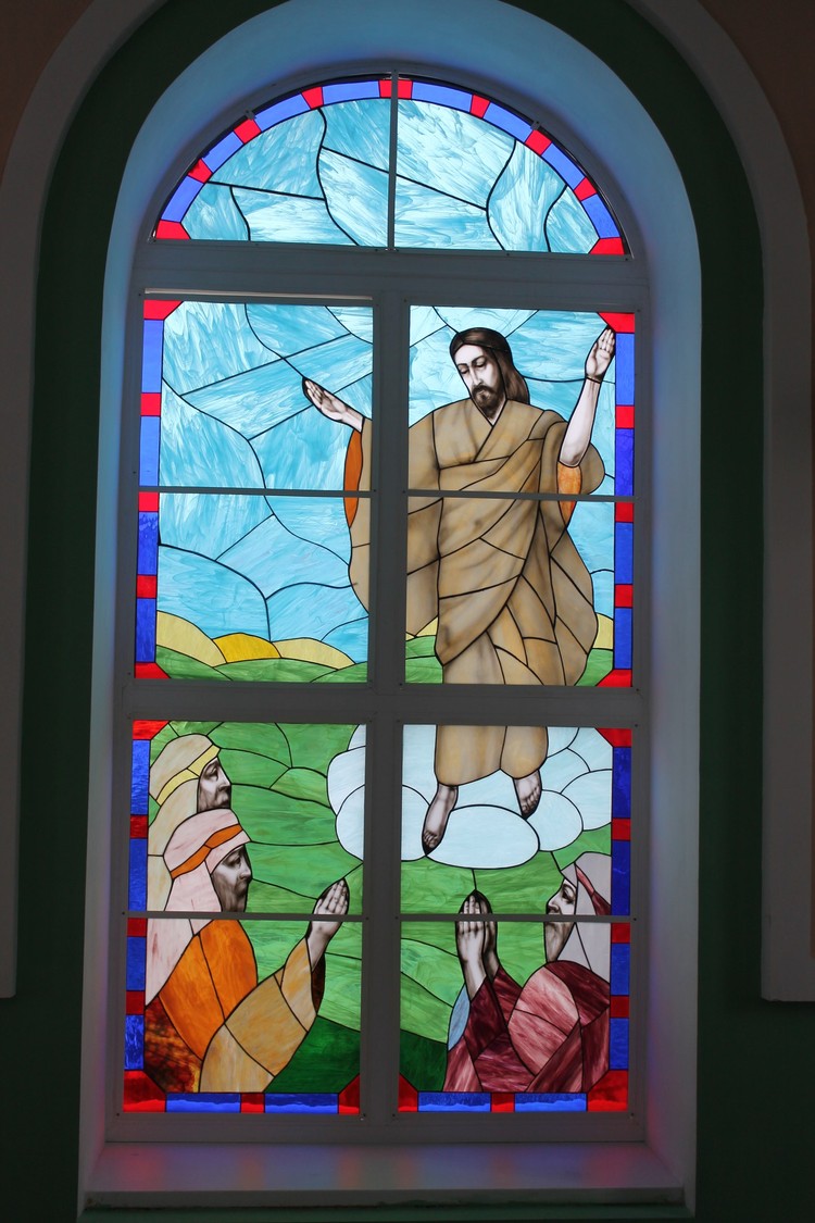 Витраж в церкви Нижнего Новгорода