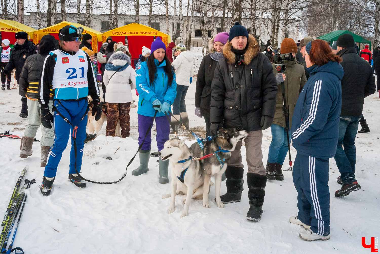 Гонки на собачьих упряжках в Суздале Гонки на собачьих упряжках в Суздале