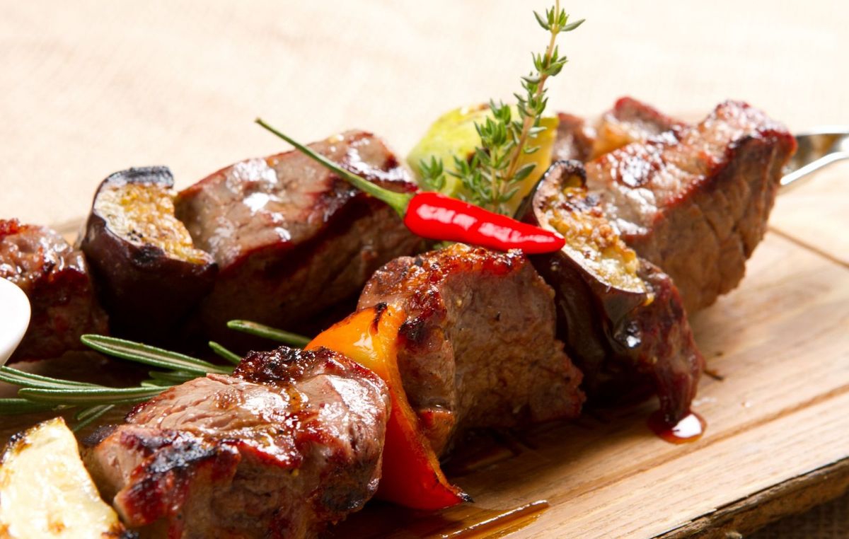 Шашлык из свиной шейки