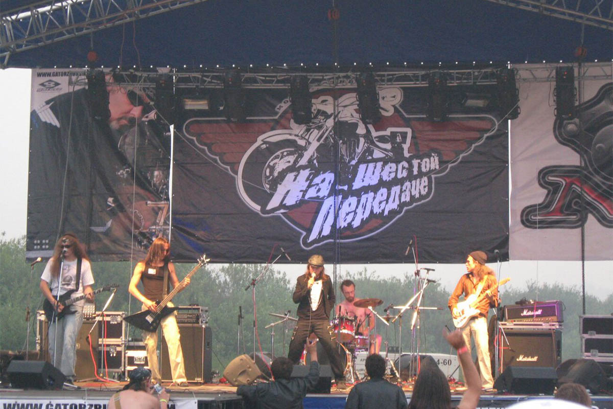 На шестой передаче