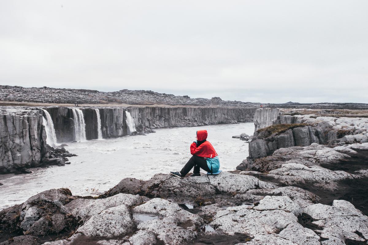 Кира Яковлева в Исландии