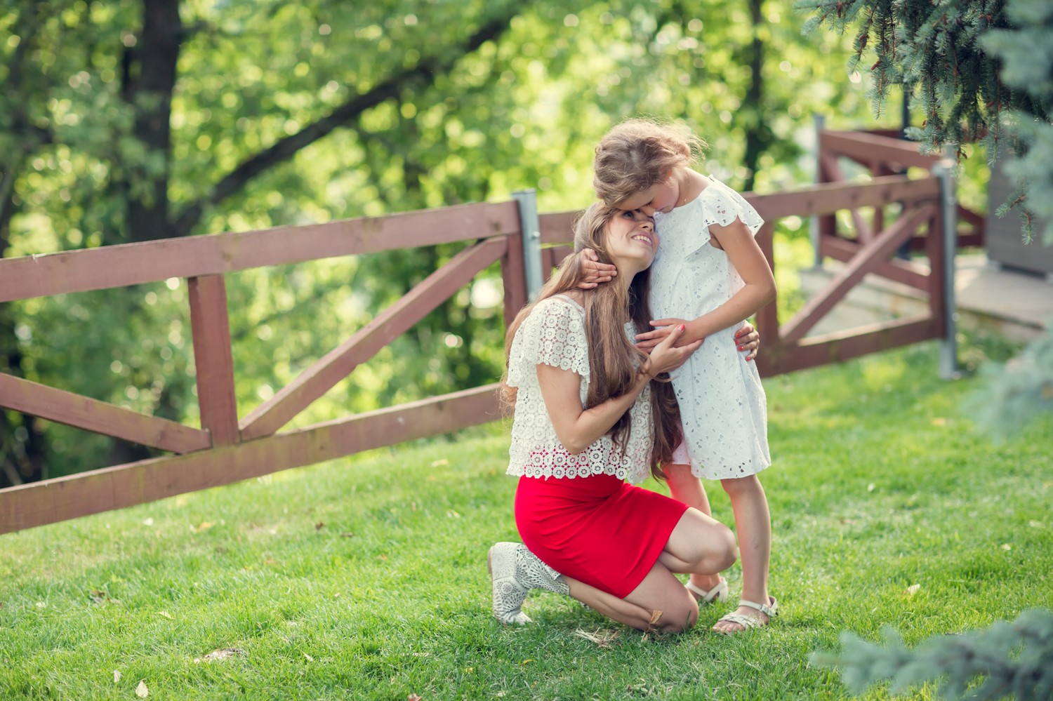 Наталья Лапшина с дочерью