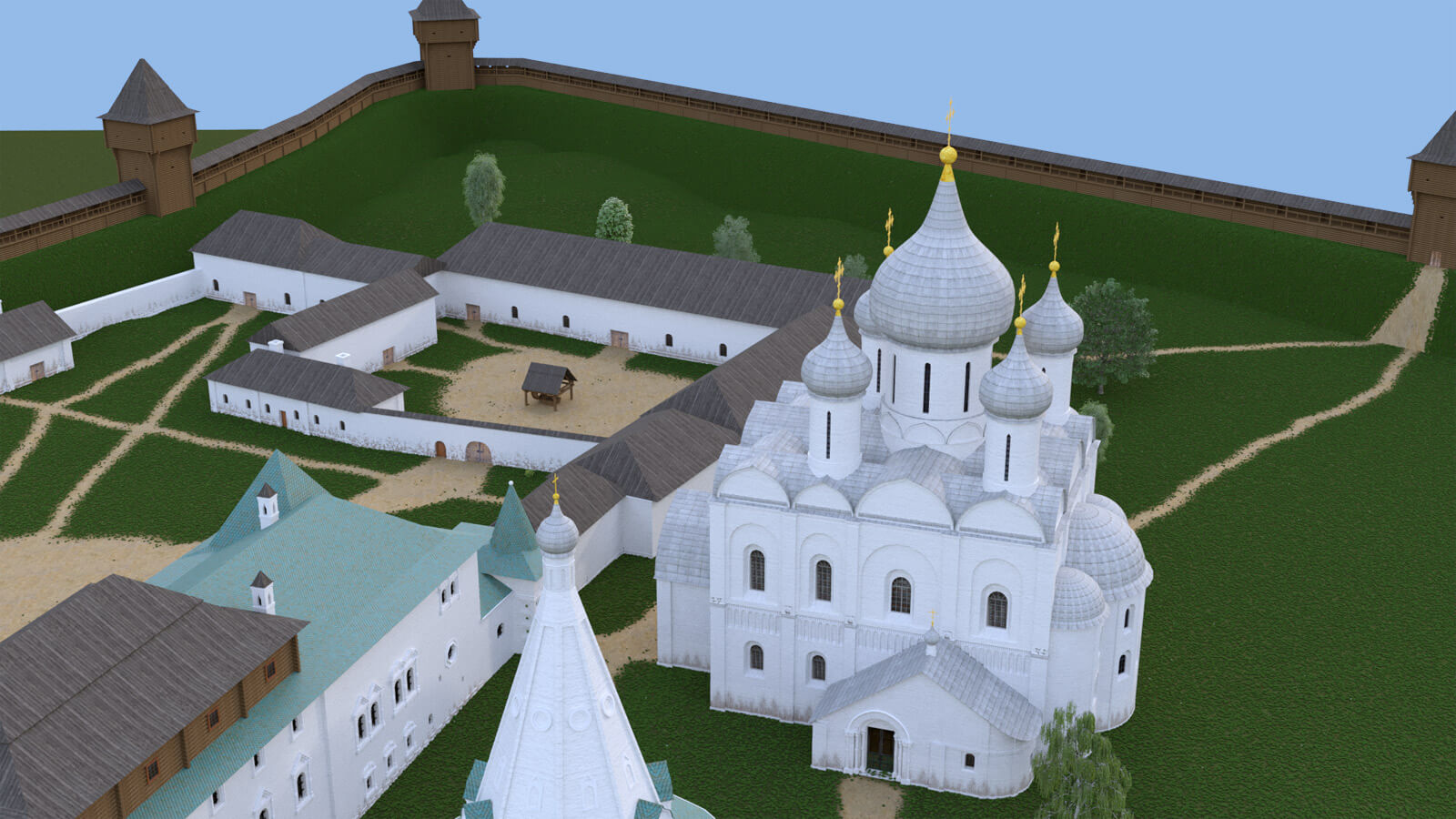 Обзор экскурсии по Суздальскому кремлю в очках виртуальной реальности