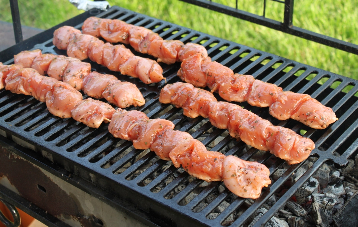 шашлык из курицы