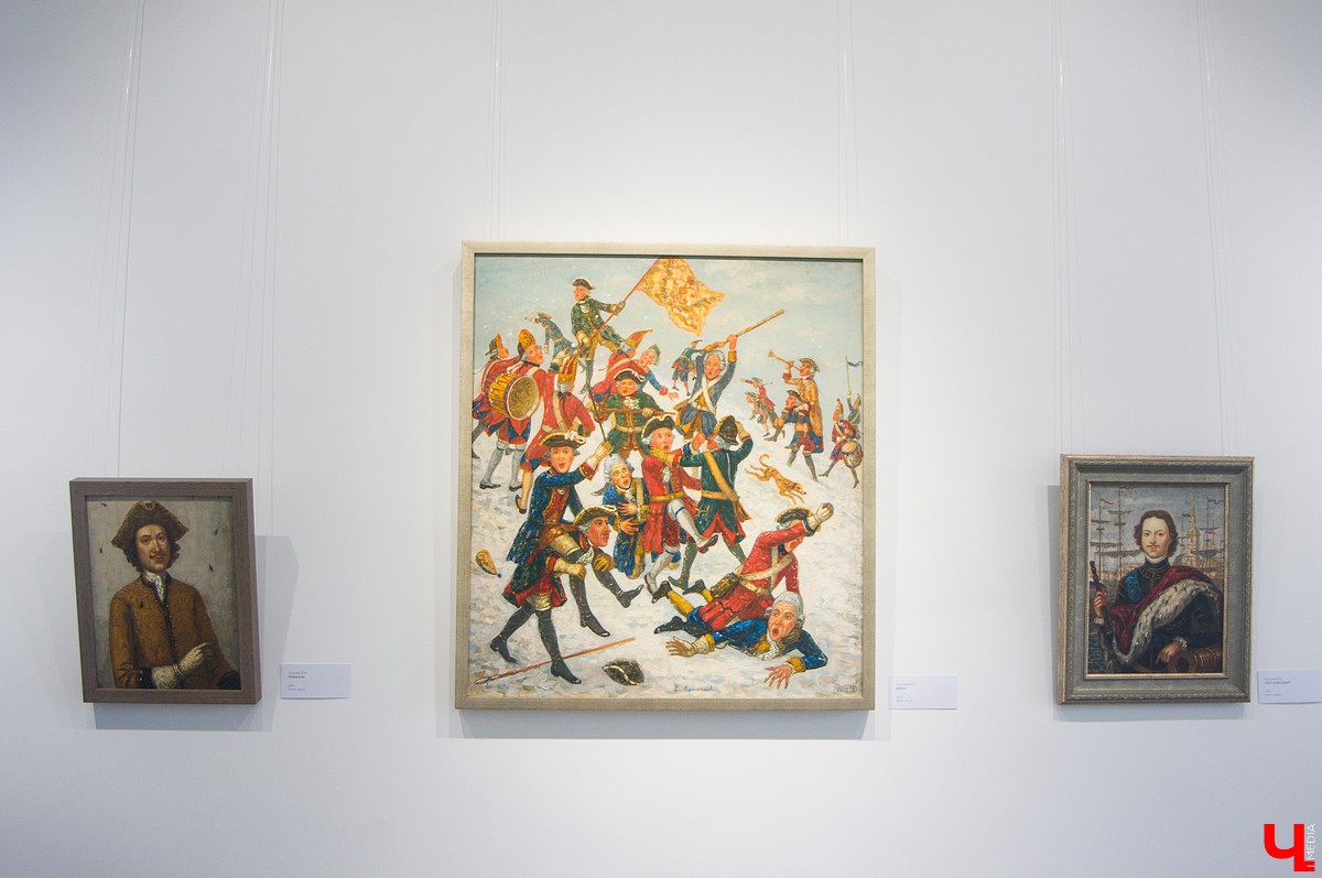 15 августа в усадьбе Храповицкого в Муромцево открылась выставка “Страсти по Петру”. Авторы - известные московские художники Виталий Ермолаев и Валерий Архипов