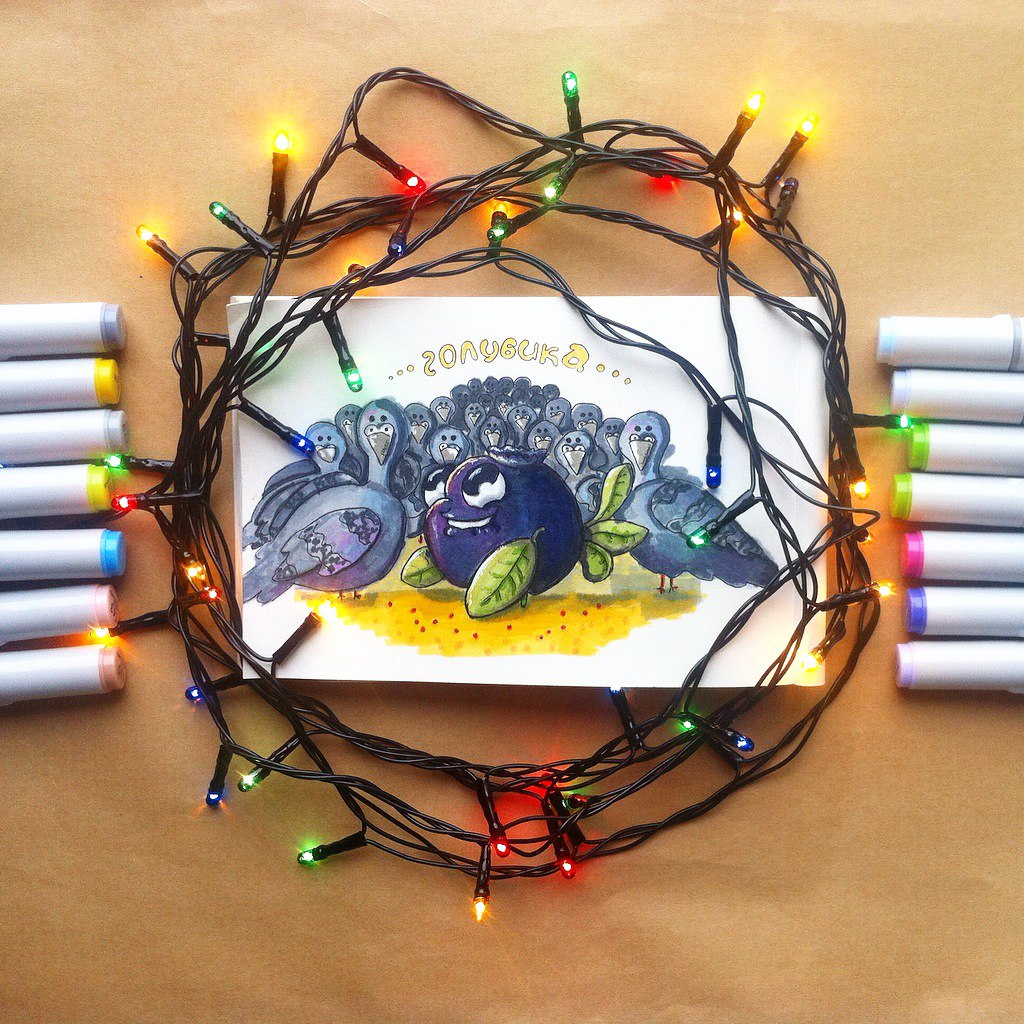 Рисунки Евгении Зверской