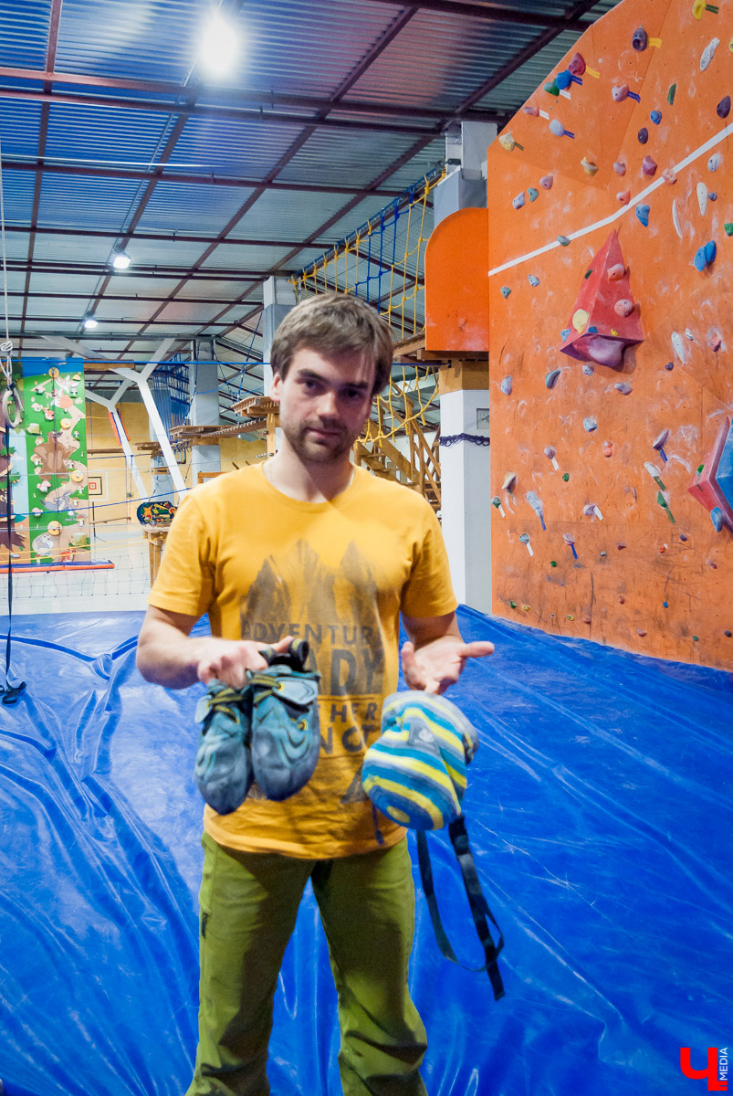 Скалолаз Павел Морозов