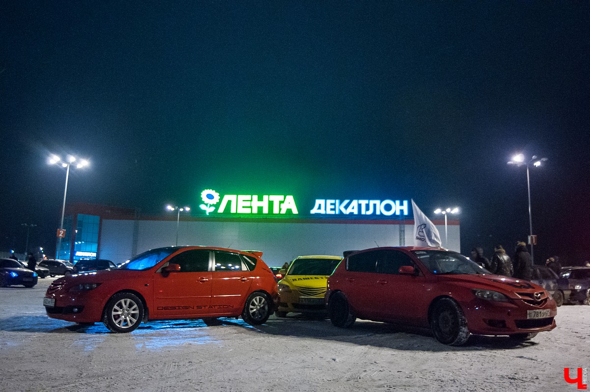 Флешмоб автолюбителей во Владимире