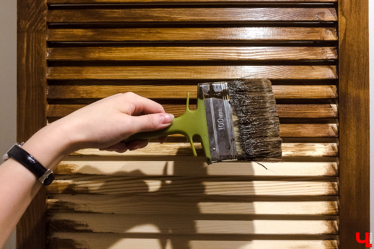 Декоративная покраска дерева