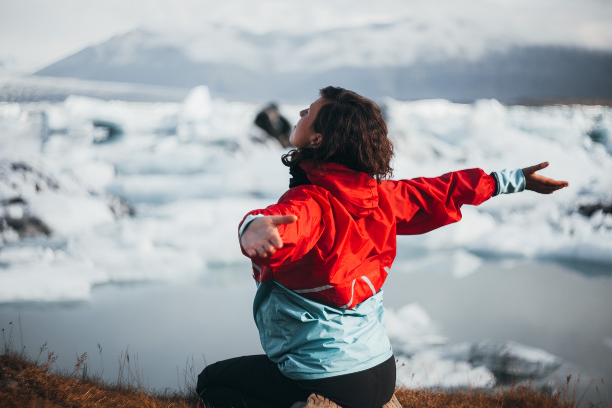 Кира Яковлева в Исландии