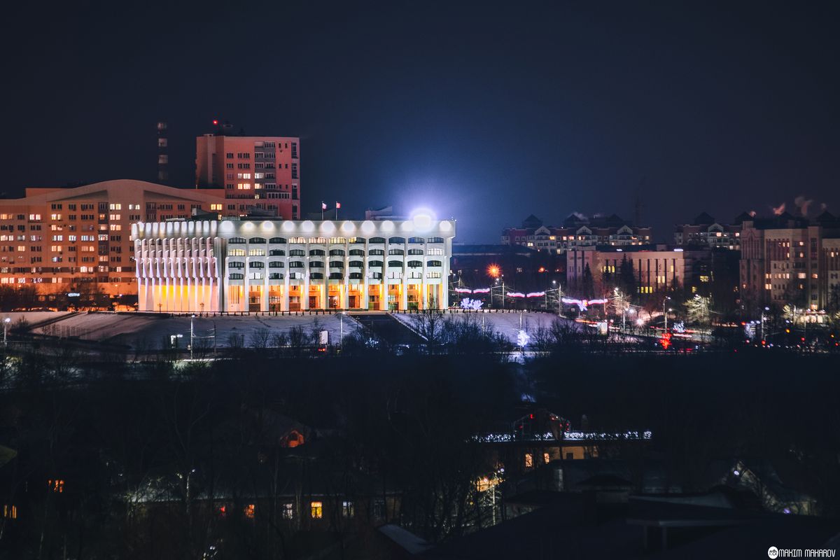 Вид с крыши дома на Гражданской