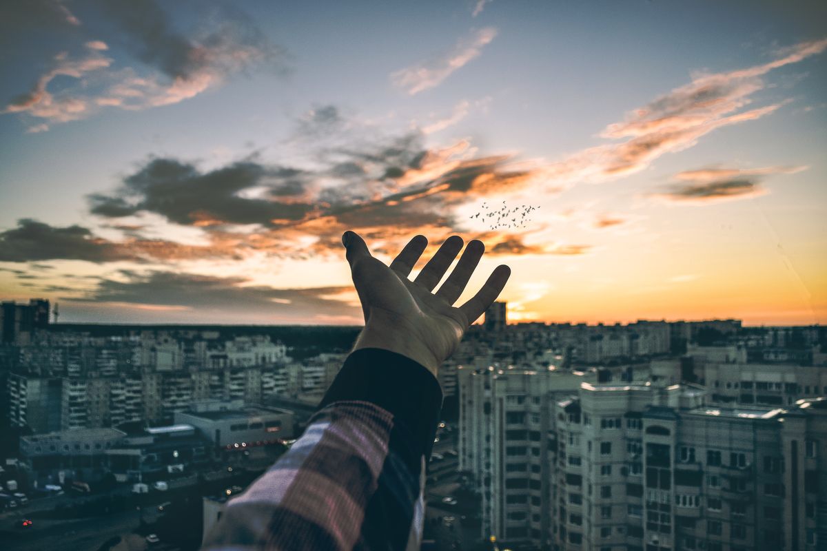 Вид с крыши дома на Нижней Дуброве