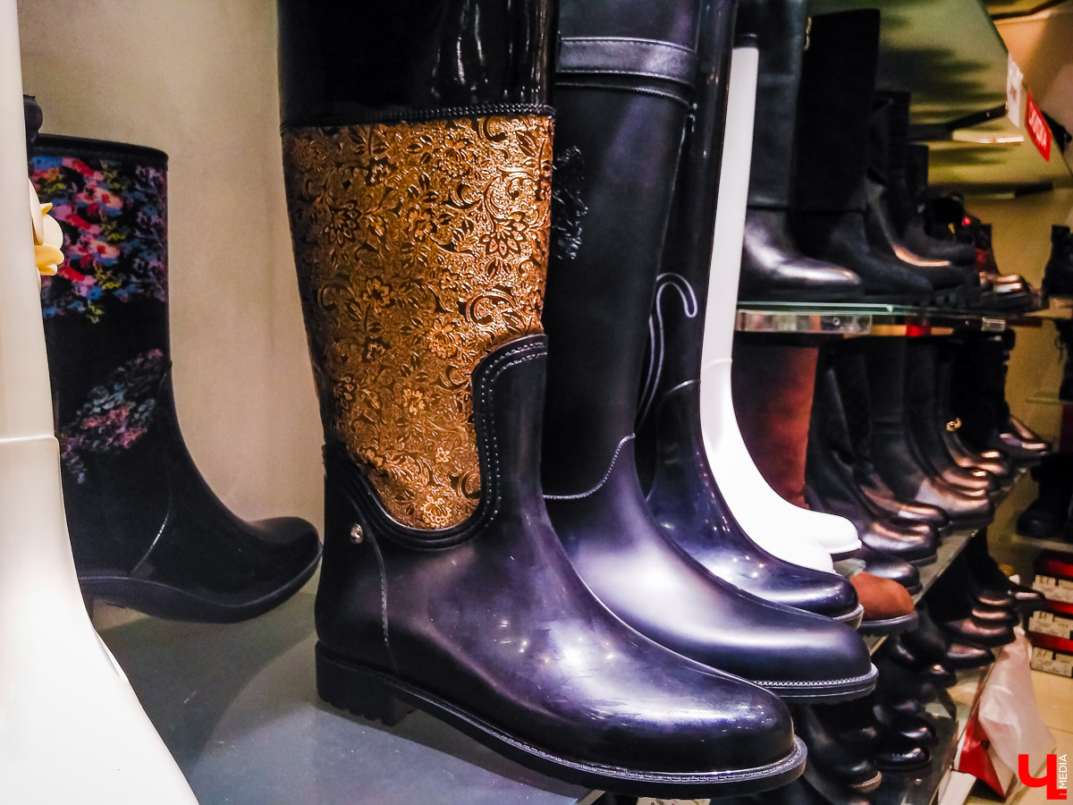 Комбинированные сапоги