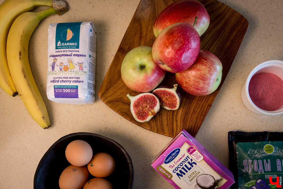 Шеф-повар Дмитрий Орловский приготовил для вегетарианки и марафонца Анны Гавриловой безглютеновый десерт