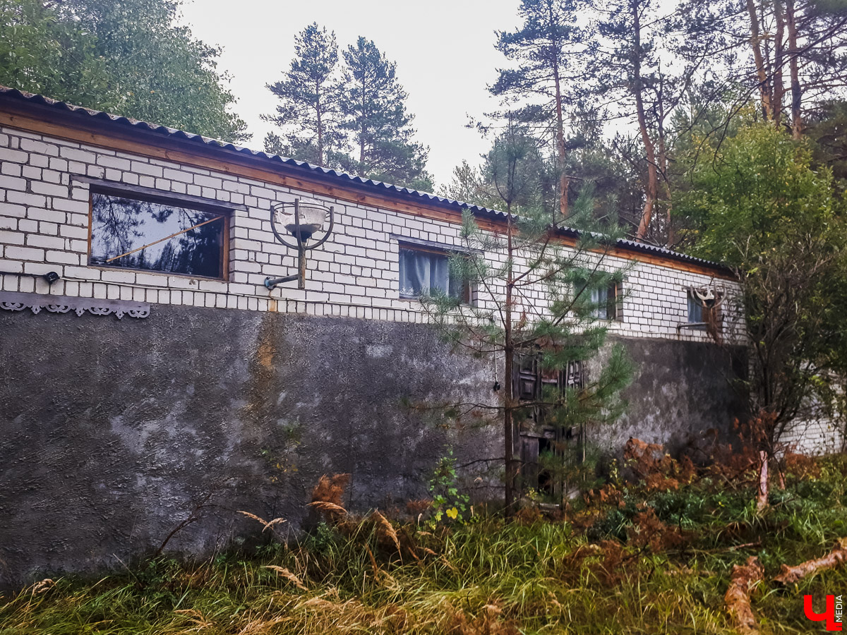 В лесу в Суздальском районе мы случайно набрели на пионерский лагерь “Юность”, который несколько лет простоял заброшенным. Мародеры до него не добрались, а потому постройки остались целыми