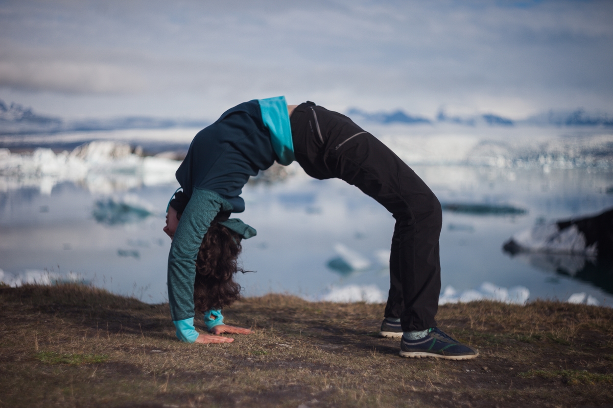Кира Яковлева в Исландии