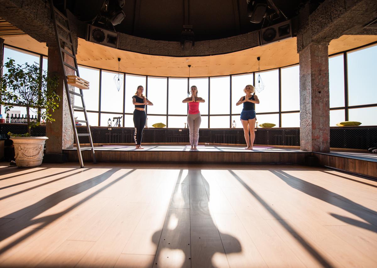 Йога на высоте