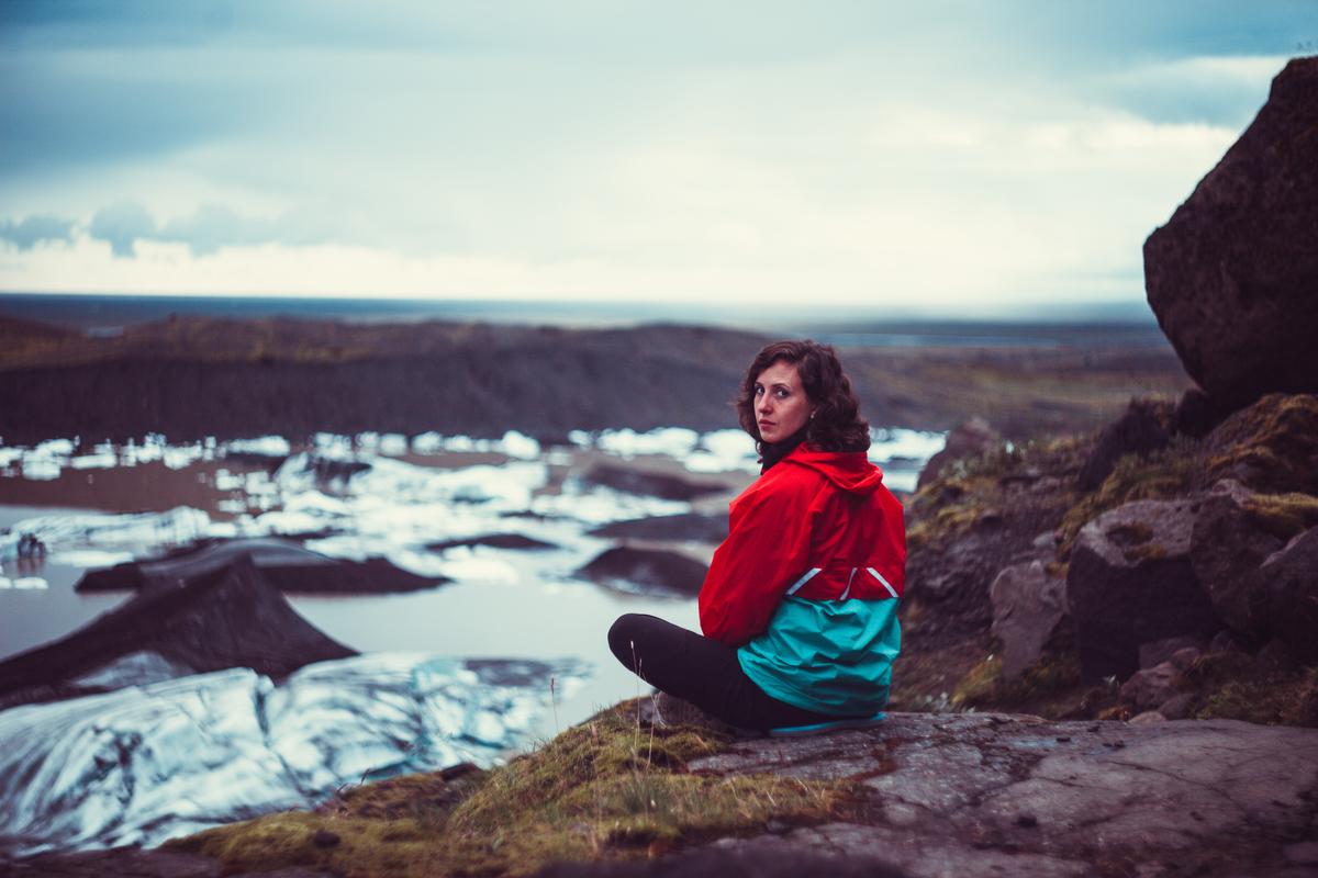 Кира Яковлева в Исландии