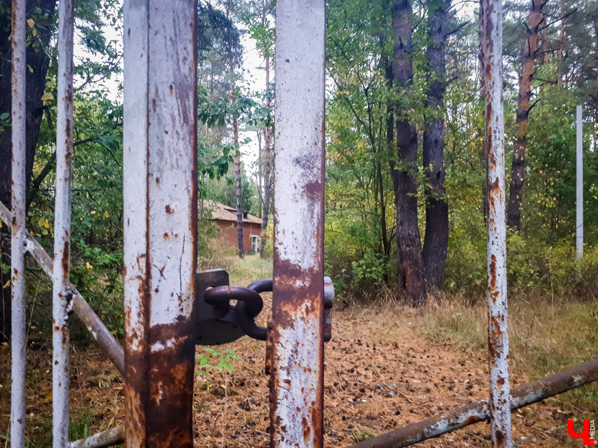 В лесу в Суздальском районе мы случайно набрели на пионерский лагерь “Юность”, который несколько лет простоял заброшенным. Мародеры до него не добрались, а потому постройки остались целыми