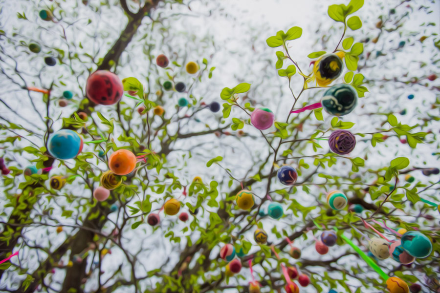Пасхальное дерево в Вознесенской слободе