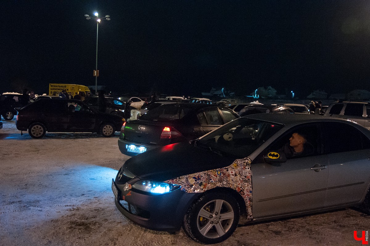 Флешмоб автолюбителей во Владимире