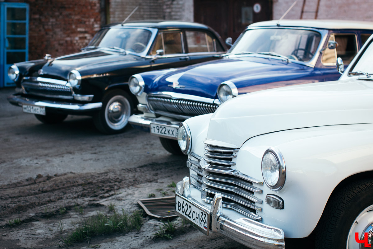 Ретроавтомобили во Владимире