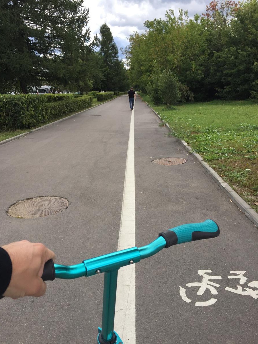 Тестируем самокат в городских условиях