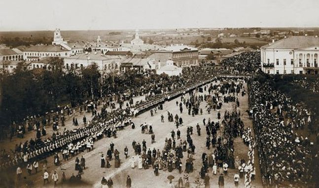 Встреча Боголюбивой иконы Божией Матери
