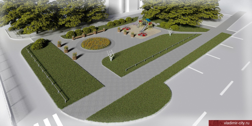 Сквер ДК в Энергетике