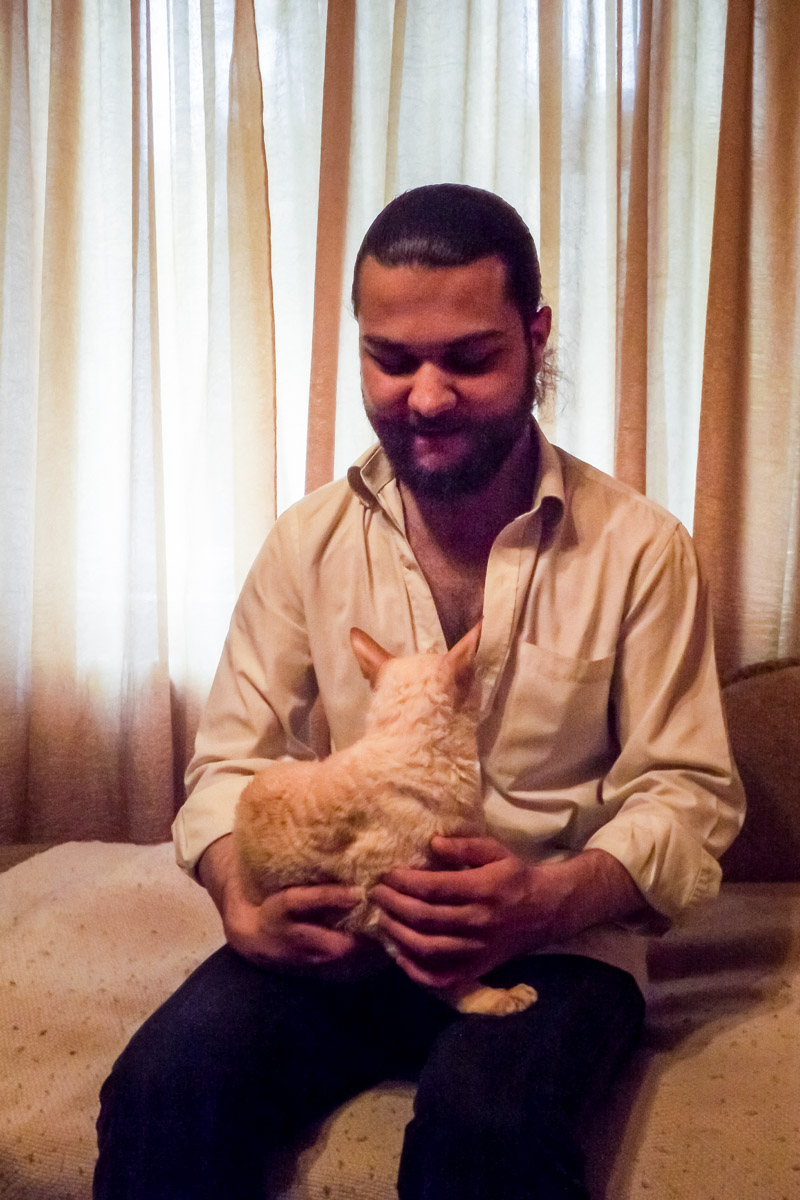 Михаил Мохсен и кот Арни