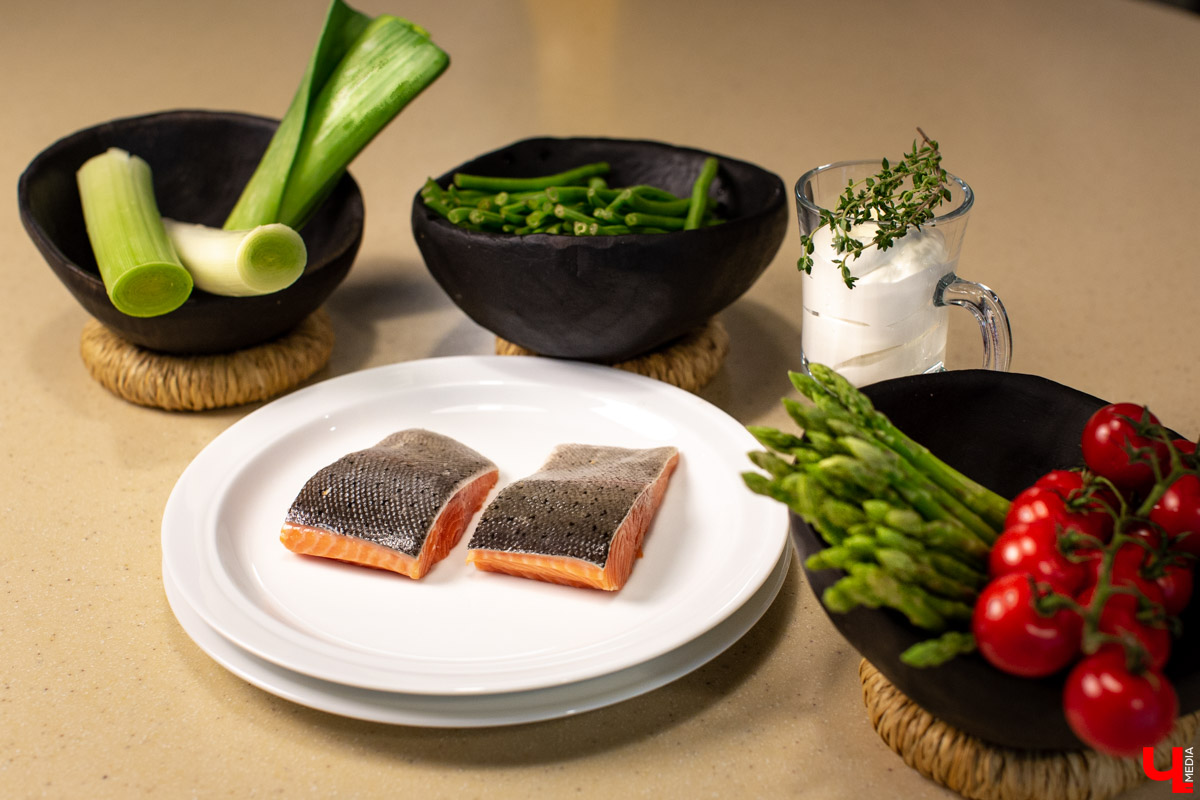 Шеф-повар Дмитрий Орловский открыл пловцу Сергею Сафонову вкус спаржи, рецепт быстрого приготовления лосося и секрет, как доставить удовольствие женщине
