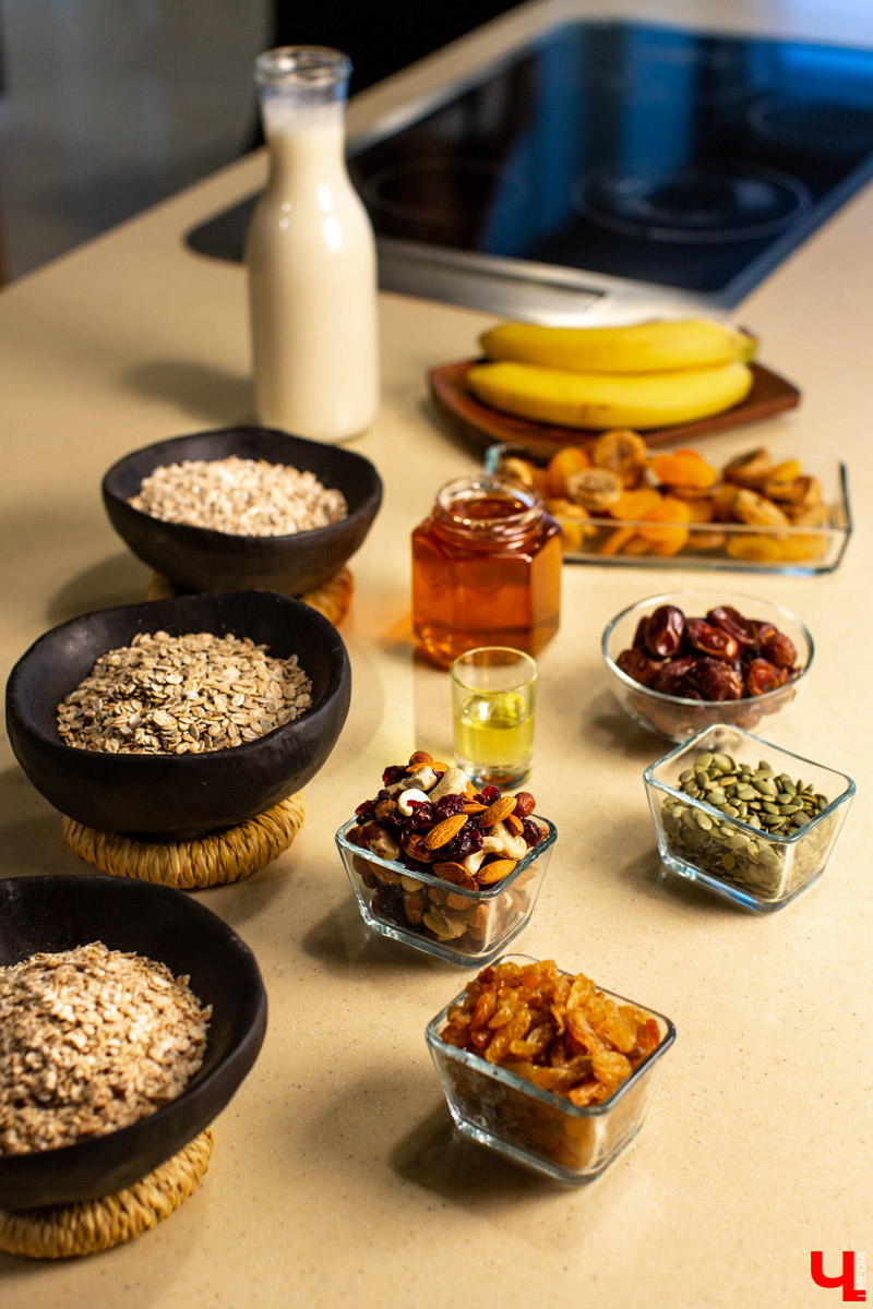 Ингредиенты для гранолы