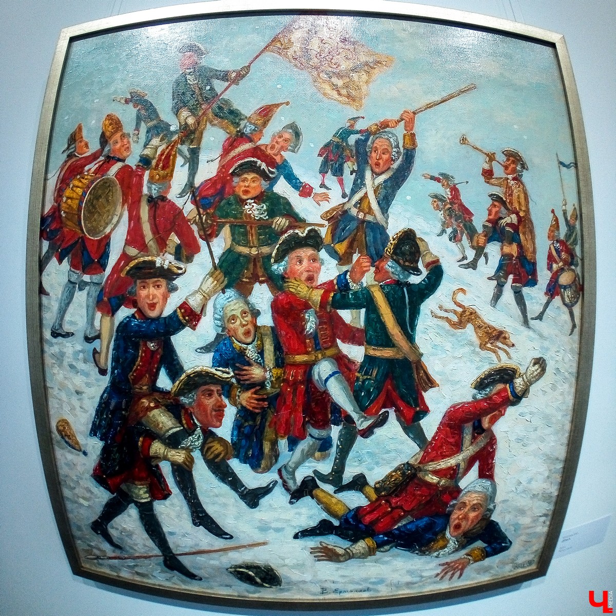 15 августа в усадьбе Храповицкого в Муромцево открылась выставка “Страсти по Петру”. Авторы - известные московские художники Виталий Ермолаев и Валерий Архипов