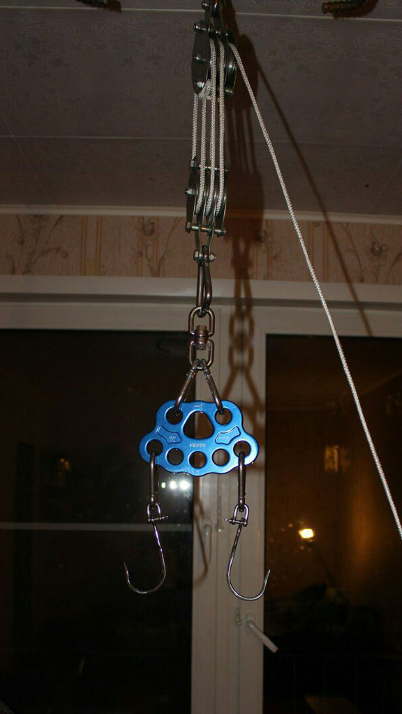 Подвешивание на крюках