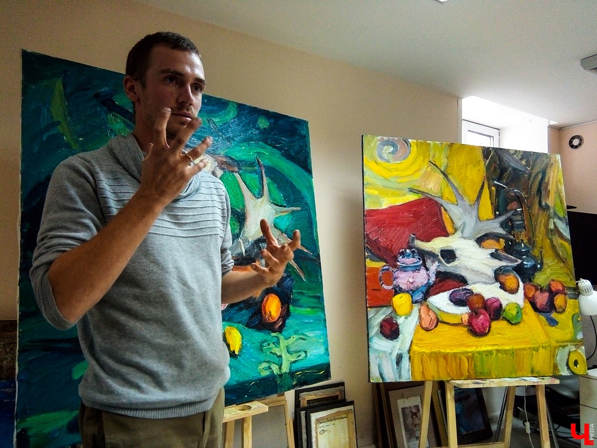 Художник Антон Ёжкин на мастер-классе показал, как без опыта нарисовать реалистичную картину за семь шагов