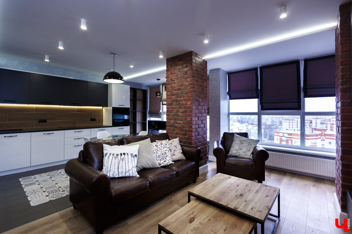 Квартира с панорамными окнами во Владимире