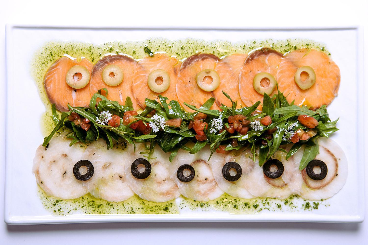 Рыбное меню в ресторане "Круча"