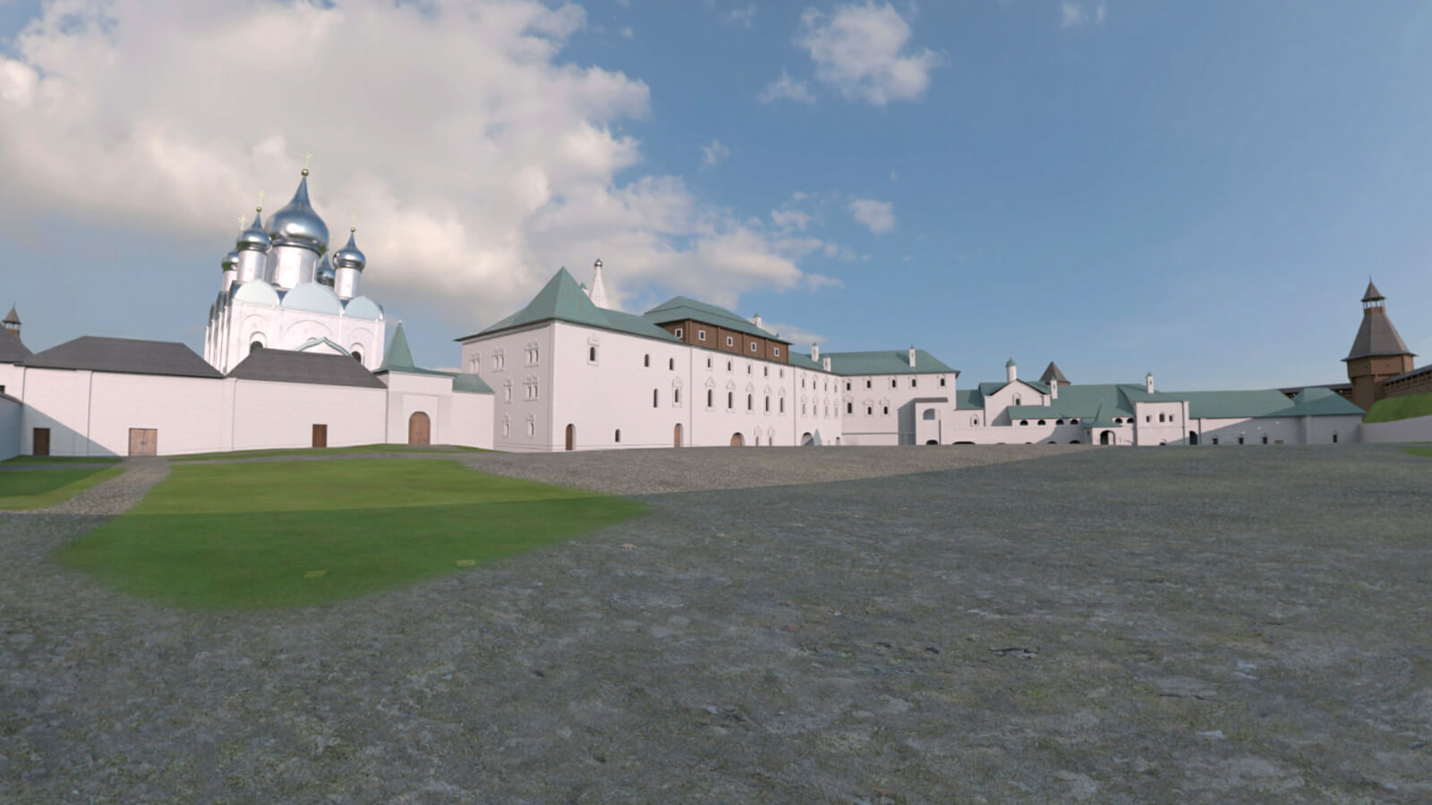 Обзор экскурсии по Суздальскому кремлю в очках виртуальной реальности