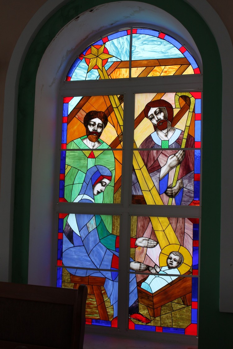 Витраж в церкви Нижнего Новгорода