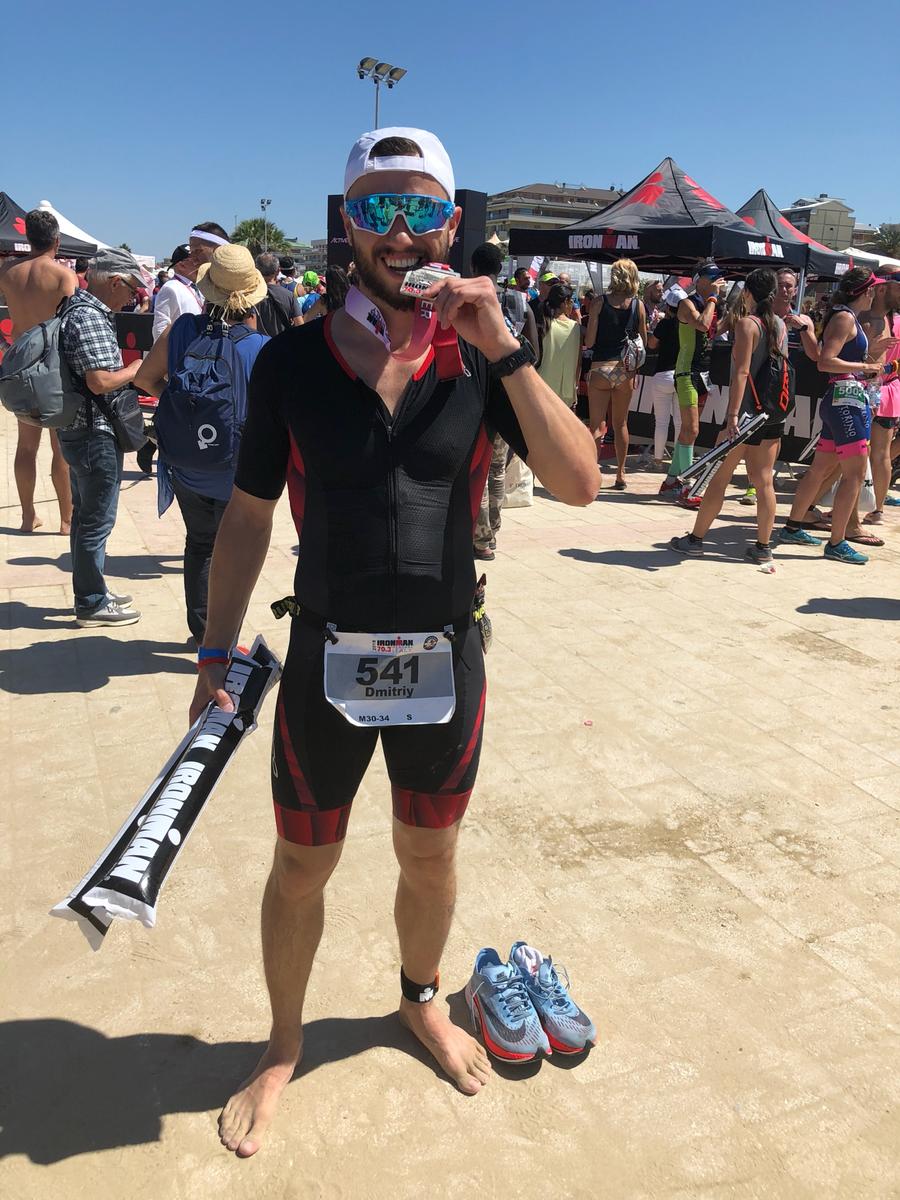 Владимирец Дмитрий Рабоволик принял участие в соревнованиях Half-Ironman