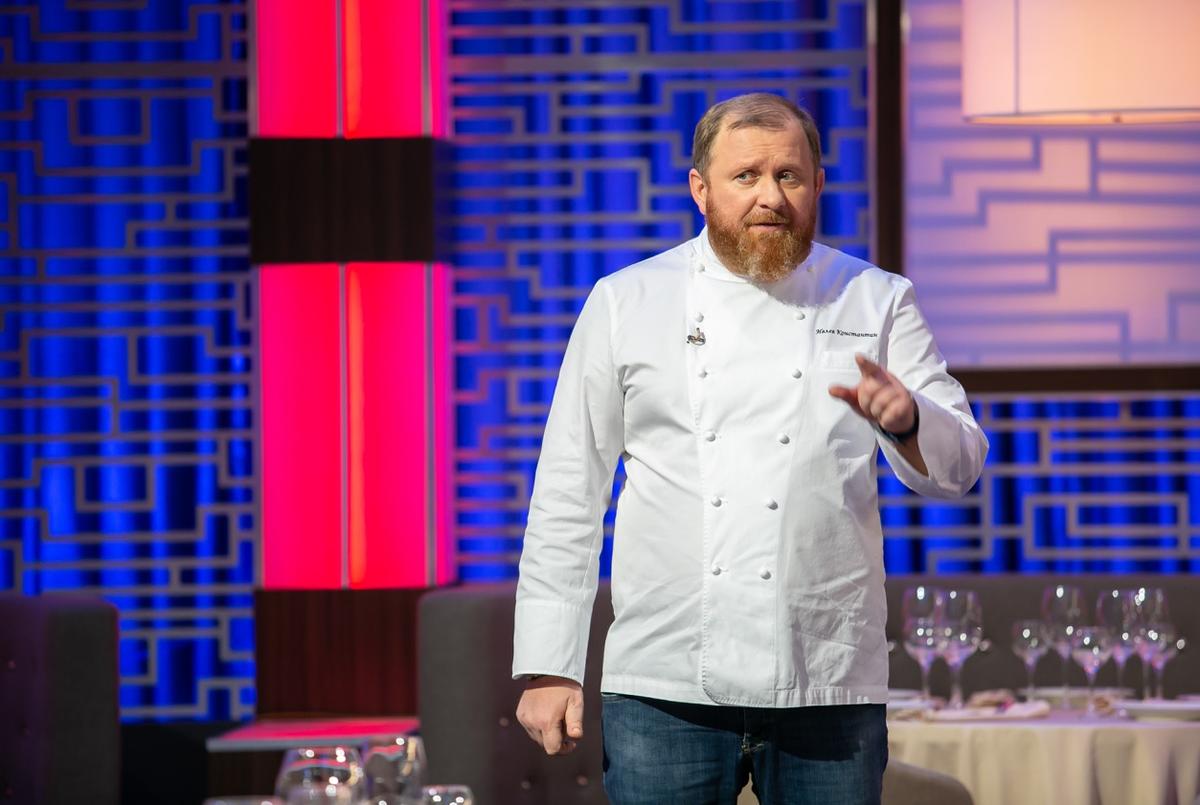 Константин Ивлев, ведущий кулинарного шоу «Адская кухня» 