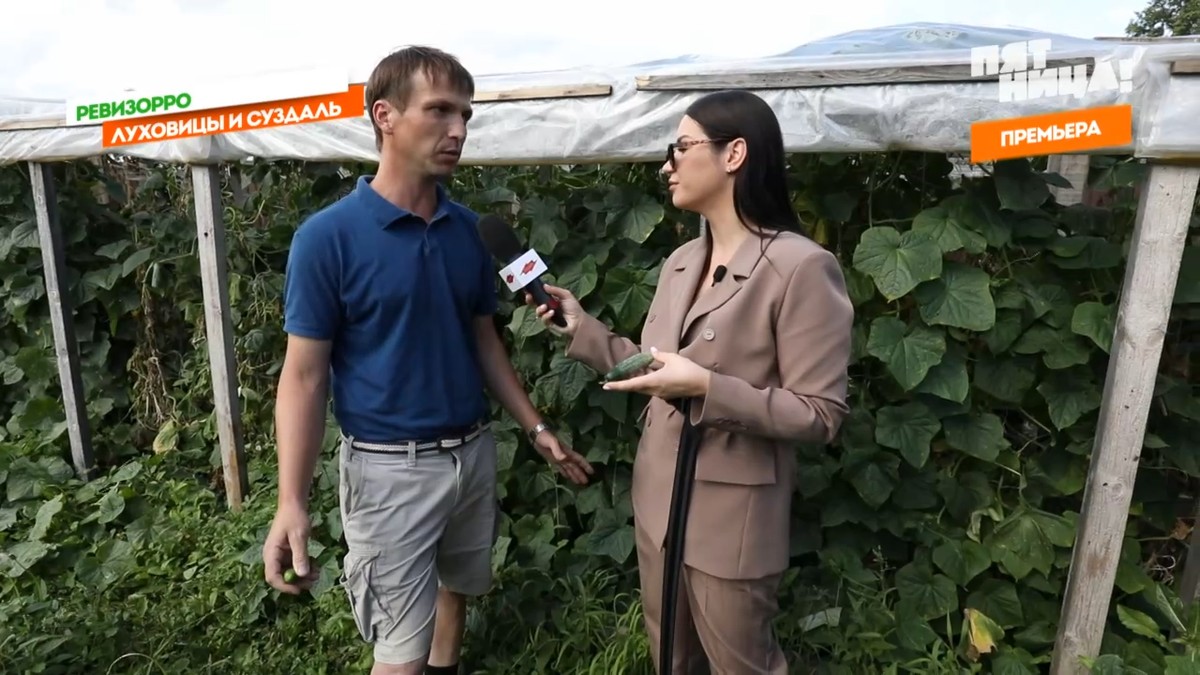 Ведущие программы “Ревизорро” Настасья Самбурская и Ида Галич выяснили, где лучшие в России огурцы - в Суздале или в Луховицах