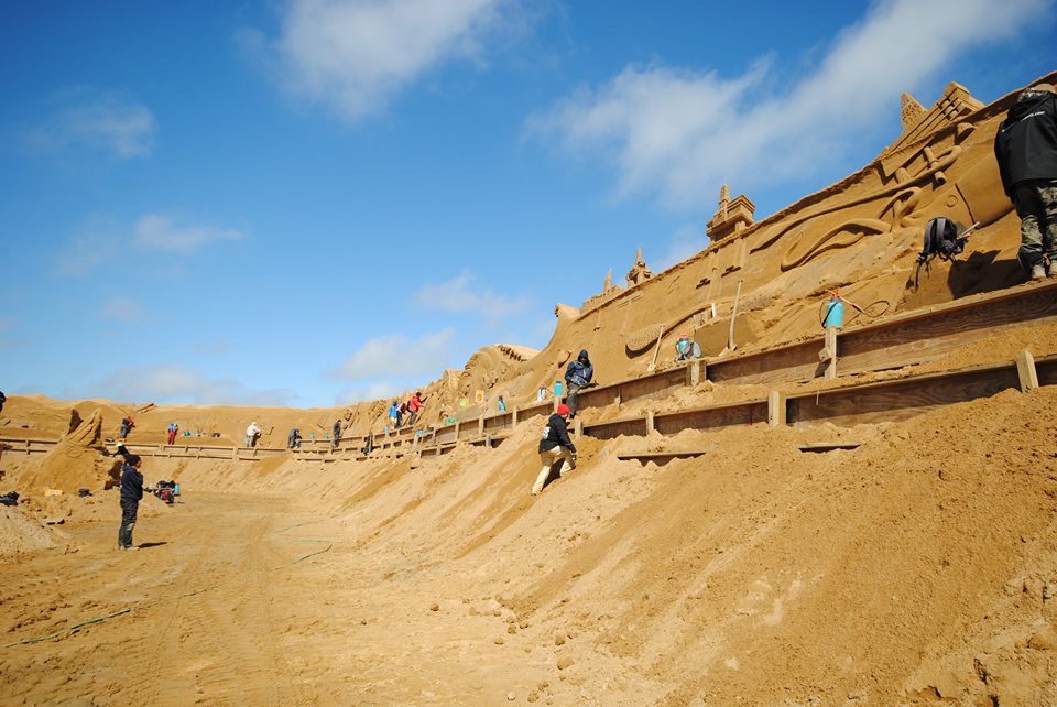 фестиваль песчаных скульптур в Сондервиге