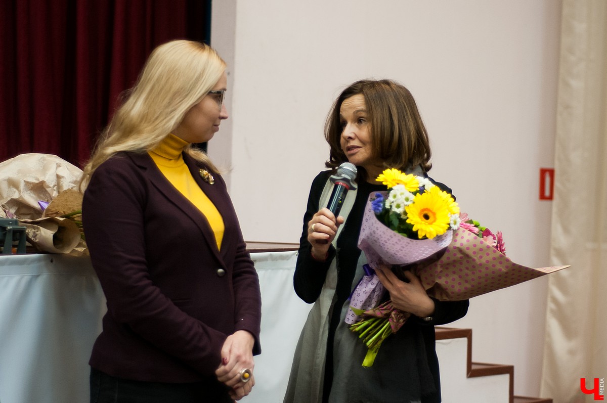 Актриса Татьяна Друбич пообщалась с владимирцами и рассказала о кино, творчестве и перспективах российских сериалов