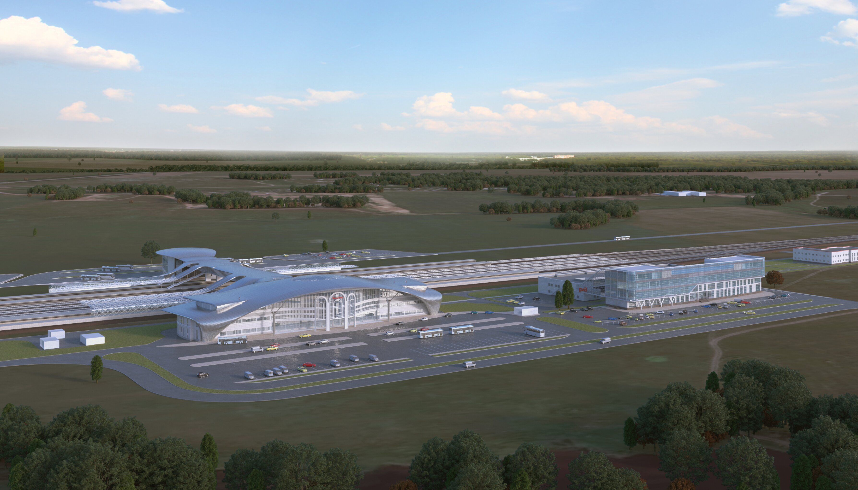 РЖД представили концепцию нескольких вокзалов во Владимирской области. Их планируют построить к запуску первого участка магистрали Москва-Казань