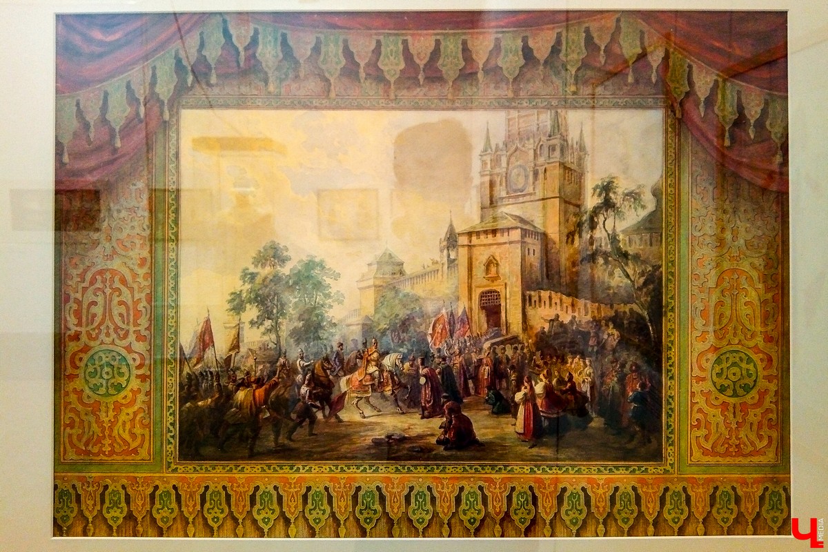 Петербургские музейщики показали в музее “Палаты” подлинные эскизы костюмов и декораций для театров, сделанные художниками 19 века